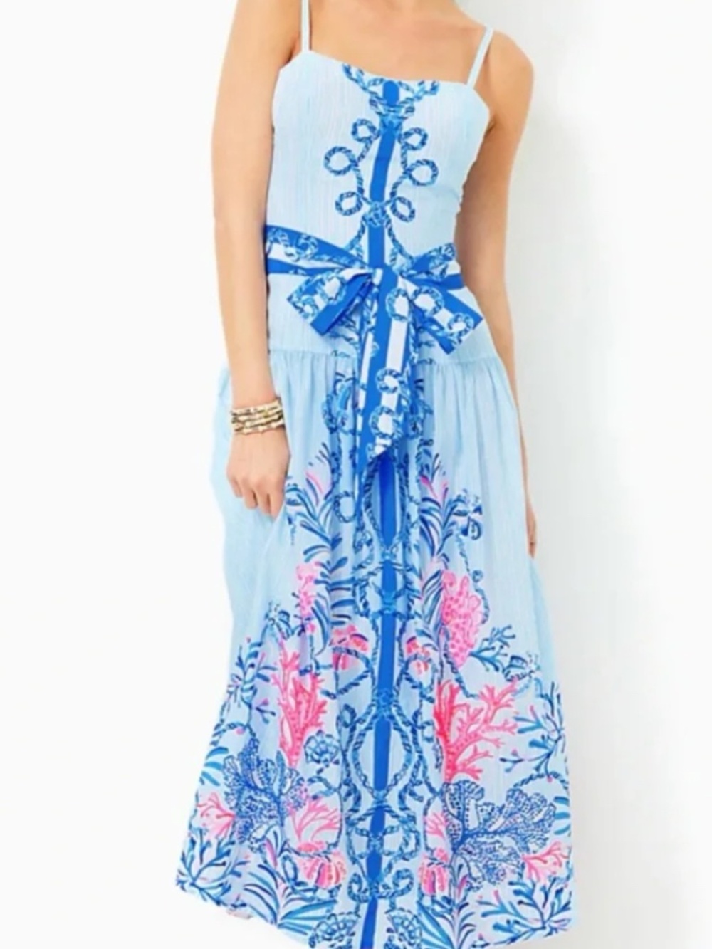 ⚓️💗LILLY PULITZER SAYLOR MIDI DRESS NWT💗⚓️